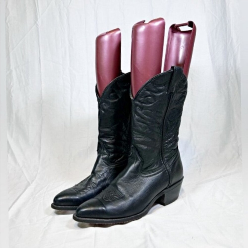 Laredo Black Heeled Boots